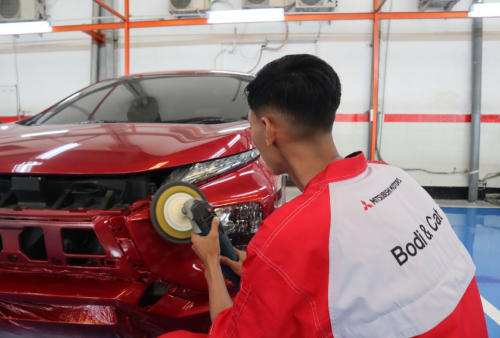 Mitsubishi Buka Fasilitas Bodi & Cat Perdana di Surabaya