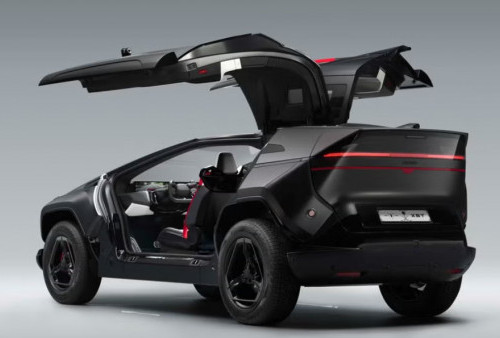 Bergaya Futuristik Era 80-an, Inilah Wujud Mobil Listrik Buatan Arab Saudi CEER Exobot