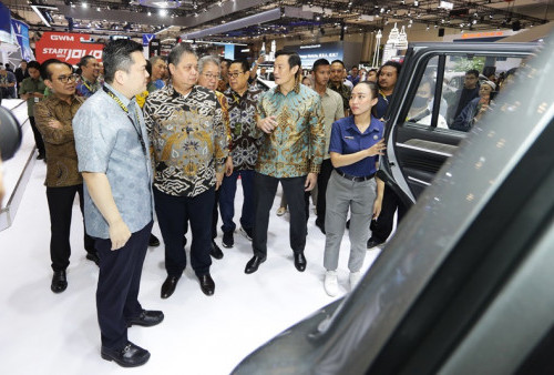 Kunjungan Menteri Airlangga Hartarto ke GWM Discovery Hub di Ajang GIIAS 2024