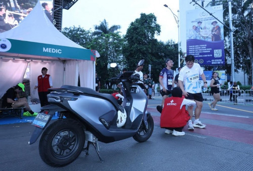 Honda CUV e: Kawal Tim Medis JAKIM 2026, Motor Listrik Jadi Andalan di Rute Monas-GBK