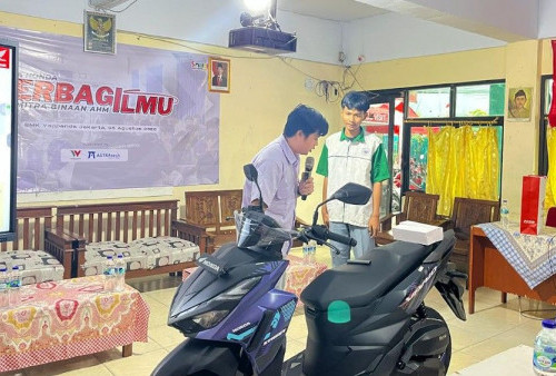 Puluhan Siswa SMK Yappenda Antusias Belajar Teknologi Honda Lewat Program AHBI