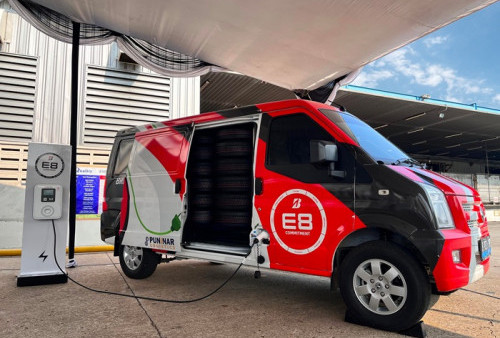 Komitmen Kurangi Emisi CO2, Bridgestone Indonesia Berinovasi Kirim Ban Pertama Kalinya dengan Mobil EV