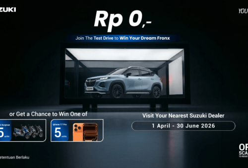 Gas Bray! Test Drive Suzuki Fronx di Diler Resmi Bisa Dapat Mobil hingga iPhone Gratis, Begini Caranya