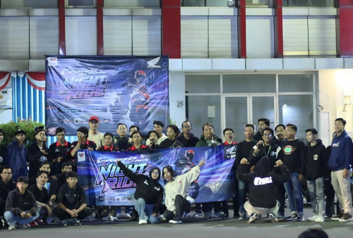 New Vario EVO 160 Night Ride ‘Leave It Behind’, Jadi Ajang Kumpul Ratusan Bikers Honda di Tangerang