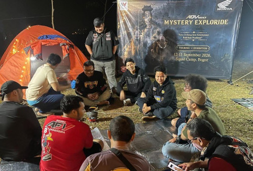 Buktikan Karakter Matik Explorer, Honda ADV160 Garuk Trek Berbatu Megamendung Sambil Uji Nyali