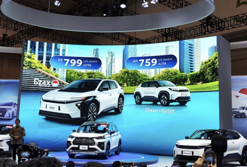 Resmi Diproduksi di Indonesia, New bZ4X dan New Urban Cruiser EV Mulai Dijual Toyota di Pameran GJAW