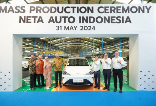 NETA Indonesia Resmi Memulai Produksi CKD NETA V-II