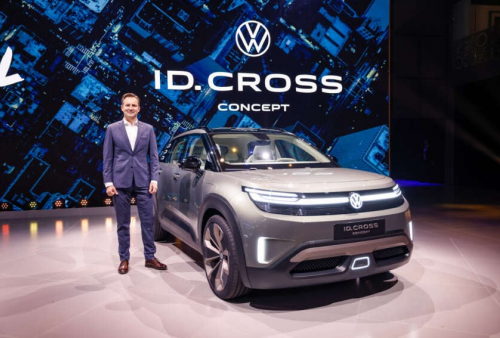 Volkswagen Pamerkan SUV Listrik Mungil ID.Cross Concept, Begini Tampangnya