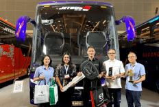 Hino Bus RM 280 ABS Perkuat Armada Pariwisata PO Putra Handayani Trans