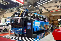 Hino Bus RM 280 ABS Retarder Mejeng di GIIAS 2026, Siap Jadi Primadona Baru Bus Pariwisata!