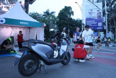 Honda CUV e: Kawal Tim Medis JAKIM 2026, Motor Listrik Jadi Andalan di Rute Monas-GBK