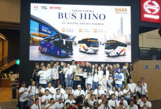 Siap Layani Pariwisata hingga Shuttle, Bagong Transport Tambah 61 Unit Bus Hino di GIIAS 2026